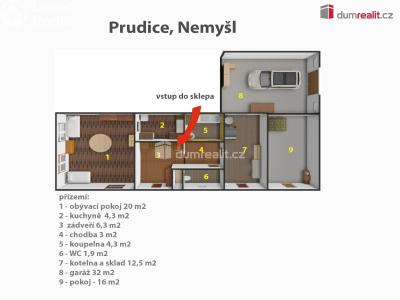 Sale family house Nemyšl č. 9
