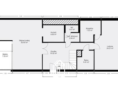 Продажа квартиры 4+KK Praha, Ohradní č. 6