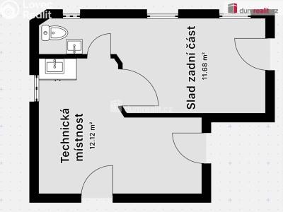 Rent commercial space Teplice, Masarykova třída č. 12