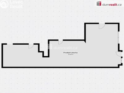 Rent commercial space Teplice, Masarykova třída č. 13