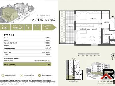Продаж квартири 2+KK Třebíč č. 10