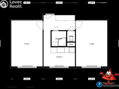 Rent apartment 2+1 Praha, Hostýnská č. 11