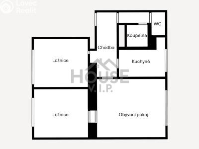 Sale apartment 3+1 Praha, Budějovická č. 17