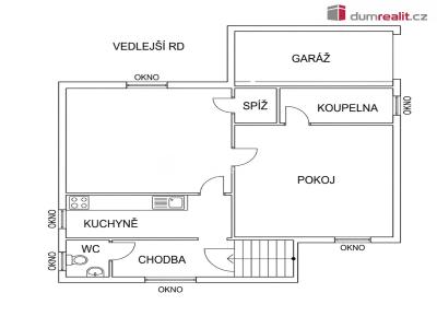 Prodej rodinného domu Poříčí nad Sázavou, Čerčanská č. 22
