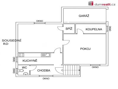 Prodej rodinného domu Poříčí nad Sázavou, Čerčanská č. 21