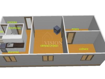 Sale apartment 2+1 Ktiš č. 17