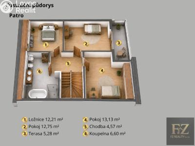 Prodej rodinného domu České Budějovice, Zavadilka 2482 č. 8