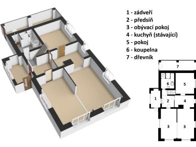 Prodej rodinného domu Horní Olešnice č. 4