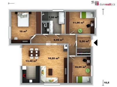 Prodej rodinného domu Sehradice č. 15