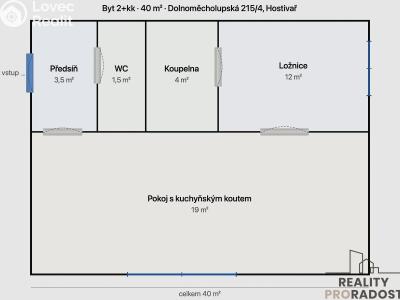 Аренда квартиры 2+KK Praha, Dolnoměcholupská č. 6