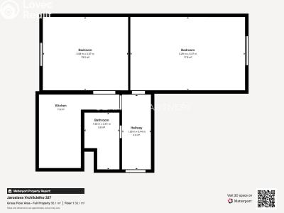 Rent apartment 2+1 Most, Jaroslava Vrchlického č. 11