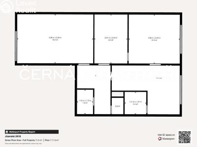 Rent apartment 3+1 Ústí nad Labem, Jizerská č. 9