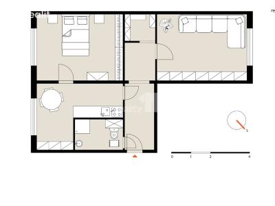 Rent apartment 2+1 Plzeň, Komenského č. 2
