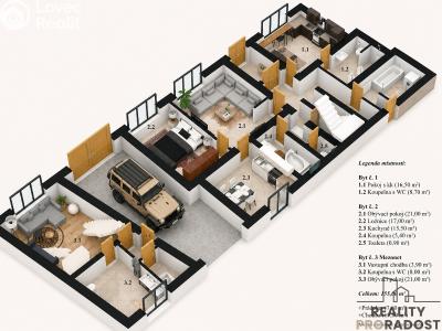 Продаж багатогенного будинку Vanovice č. 21