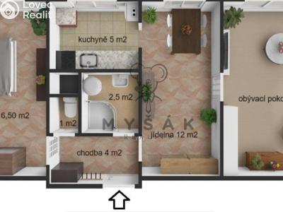 Аренда квартиры 3+KK Ševětín, Zahradní 241 č. 11