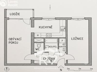 Аренда квартиры 2+1 Ostrava, Ukrajinská č. 1