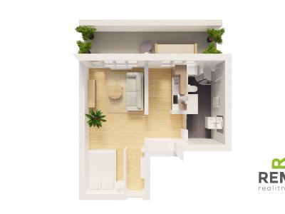 Rent apartment 1+KK Zlín, Ševcovská č. 13