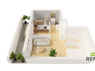 Rent apartment 1+KK Zlín, Ševcovská č. 14