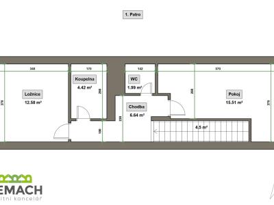 Продаж квартири 3+KK Uherské Hradiště, Verbířská č. 2
