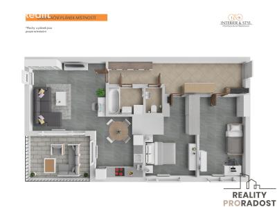 Sale apartment 3+KK Praha, Nad přehradou č. 29