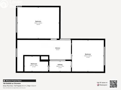 Rent apartment 2+1 Bílina, Sídliště Za Chlumem 768 č. 8