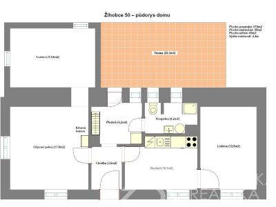 Sale family house Žihobce č. 8