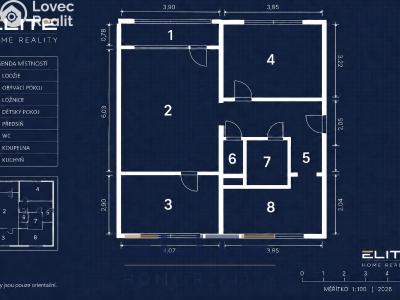 Продажа квартиры 3+1 Liberec, Na Žižkově č. 29
