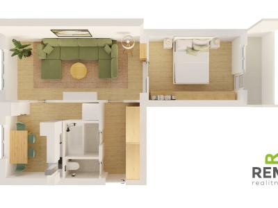Продаж квартири 2+1 Otrokovice, Olbrachtova 1196 č. 15