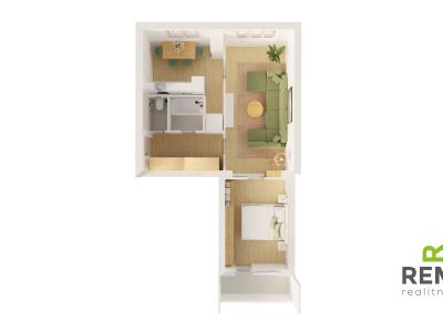 Продаж квартири 2+1 Otrokovice, Olbrachtova 1196 č. 17