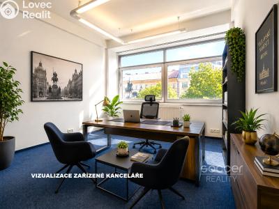 Pronájem kanceláře Praha, Václavské náměstí č. 12