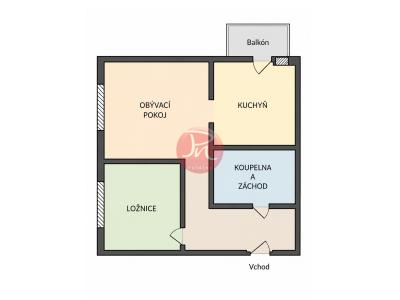 Sale apartment 2+1 Bohumín, Čáslavská 972 č. 15