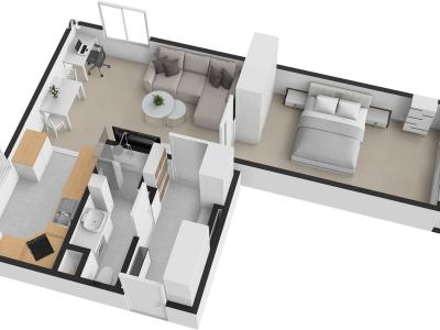 Rent apartment 2+1 Mělník, Studentská č. 25