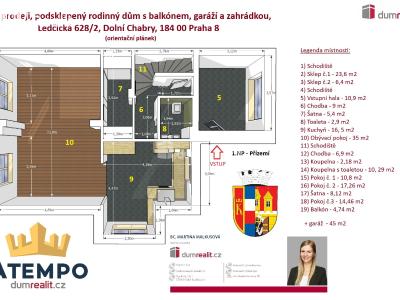 Продажа семейного дома Praha-Dolní Chabry, Ledčická č. 5