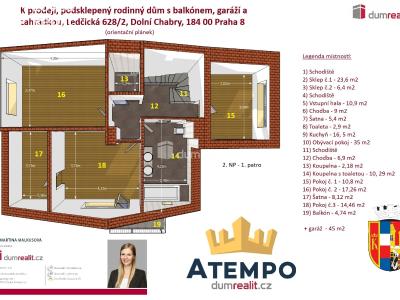 Продажа семейного дома Praha-Dolní Chabry, Ledčická č. 22