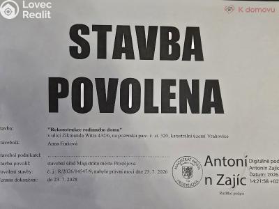 Prodej rodinného domu Prostějov, Zikmunda Wintra č. 6