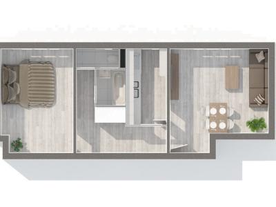 Prodej bytu 2+1 České Budějovice, Dobrovodská č. 15