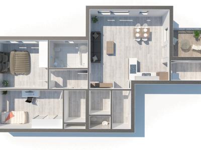 Продаж квартири 3+KK Tábor, Fibichova 351 č. 17