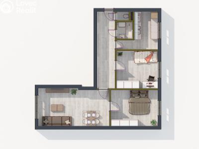 Sale apartment 3+1 Ktiš č. 14