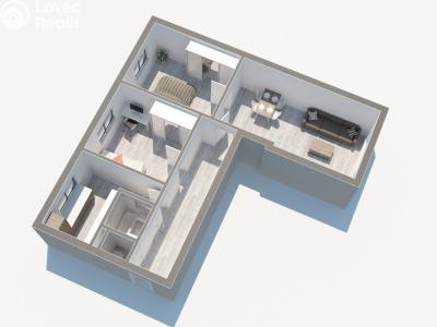 Sale apartment 3+1 Ktiš č. 17