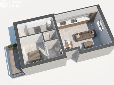 Prodej bytu 2+KK České Budějovice, K. Lávičky č. 18