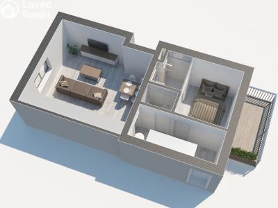 Prodej bytu 2+KK České Budějovice, K. Lávičky č. 19