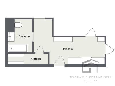 Prodej bytu 2+1 Praha, Lounských č. 10