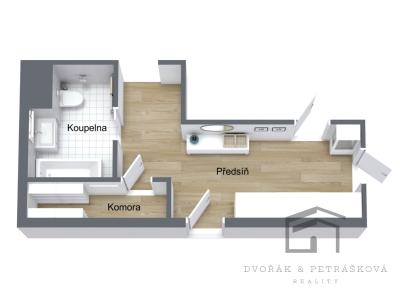Prodej bytu 2+1 Praha, Lounských č. 11