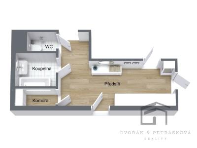 Prodej bytu 2+1 Praha, Lounských č. 13