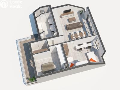 Prodej bytu 3+KK České Budějovice, K. Lávičky č. 25