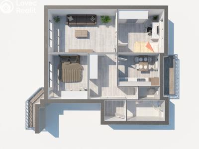 Prodej bytu 3+1 České Budějovice, E. Beneše č. 14