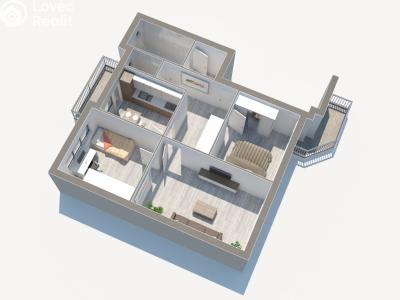 Prodej bytu 3+1 České Budějovice, E. Beneše č. 18