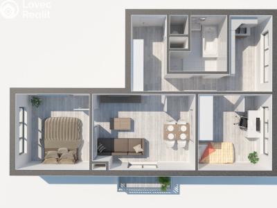 Sale apartment 3+1 Vodňany, Smetanova 876 č. 14