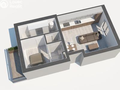 Prodej bytu 2+KK České Budějovice, K. Lávičky č. 20