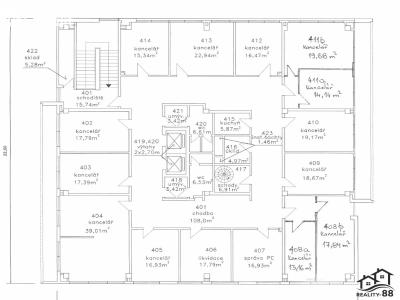 Rent office space Frýdek-Místek, Na Poříčí č. 4